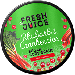 Bədən skrabı Fresh Juice Rhubarb & Cranberries 200 ml