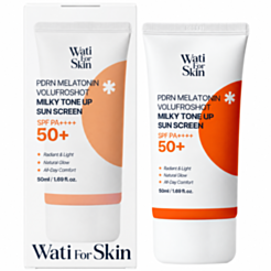 Günəşdən Qoruyucu Krem Wati For Skin PDRN Melatonin Volufroshot Tonlaşdırıcı Spf 50+ 50 ml
