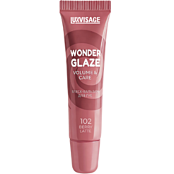 Бальзам для губ Luxvisage Wonder Glaze Volume & Care Berry Latte 102