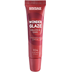 Бальзам для губ Luxvisage Wonder Glaze Volume & Care Cherry Cola 104
