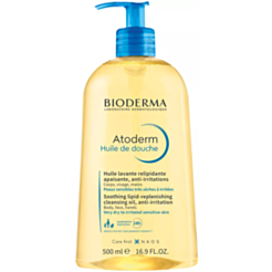 Масло для душа Bioderma Atoderm увлажняющее и питательное для сухой и атопичной кожи 500 мл