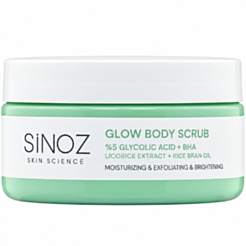 Bədən skrabı Sinoz Glow Glycolic Acid 5% 200 qr