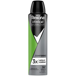 Sprey Dezodorant Kişilər Üçün Rexona Clinical 96H Quruluq və Özgüvən 150 ml