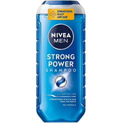 Kişilər üçün şampun Nivea Men Strong Power dəniz mineralları gücləndirici 250 ml