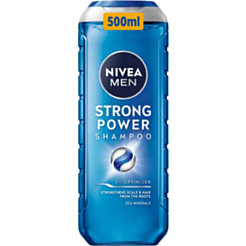 Kişilər üçün şampun Nivea Men Strong Power dəniz mineralları gücləndirici 500 ml