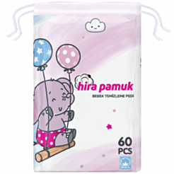 Uşaq Üçün Pambıq Disklər Hira Cotton 60 ədəd