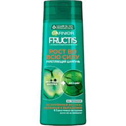 Şampun Garnier Fructis Tökülməsinə Meyilli Və Zəifləmiş Saçlar Üçün Alma 400 ml
