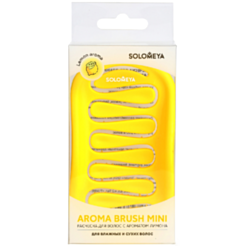 Расчёска Solomeya для сухих и влажных волос с ароматом лимона мини