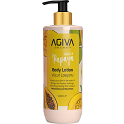 Bədən Losyonu Agiva Manqo və Papaya 500 ml