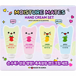 Набор кремов для рук Quret Moisture Mates 40 мл × 4 шт.
