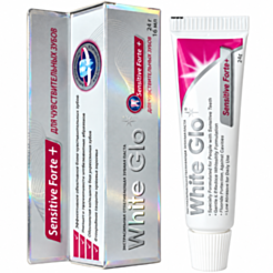 Зубная паста White Glo Sensitive Forte+ отбеливающая для снижения чувствительности 24 г