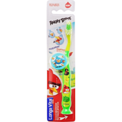 Uşaq diş fırçası Longa Vita Angry Birds 5+ AB-1 6934393806199 yaşıl