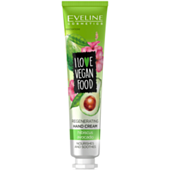 Əl kremi Eveline I Love Vegan Food bərpaedici avokado və hibiskus 50 ml