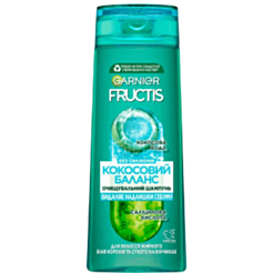 Шампунь Garnier Fructis для жирных корней и сухих кончиков волос Кокос 400 мл