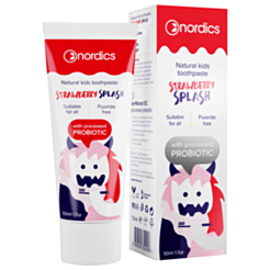 Детская зубная паста Nordics Kids Strawberry Splash 50 мл