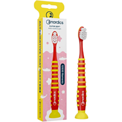 Детская зубная щетка Nordics Rocket Red-Yellow Super Soft 10500