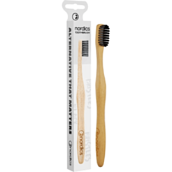 Зубная щетка для взрослых Nordics Bamboo Black