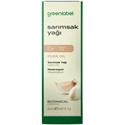 Təbii Yağ Greenlabel Sarımsaq 20 ml