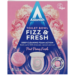 Таблетки для Чистки Унитаза Astonish Pink Peony 8 шт