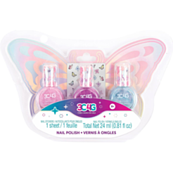 Детский набор для ногтей Make İt Real Butterfly Nail Polish Trio 10043MR