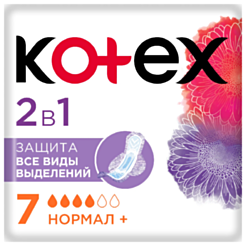 Qadın Bezləri Kotex 2-si 1-də 7 ədəd