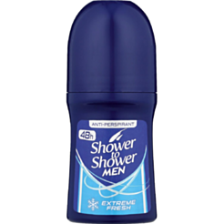 Roll On Dezodorant Kişilər Üçün Shower To Shower Təravət Ekstrim 50 ml