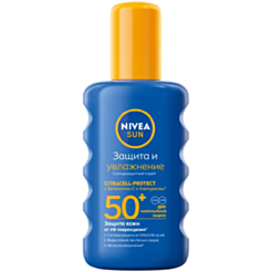 Günəşdən Qoruyucu Sprey Nivea Sun Müdafiə və Nəmləndirmə  Spf 50+ 200 ml