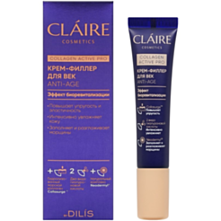 Göz Qapaqları Üçün Krem-Filler Claire Collagen Active Pro 15 ml