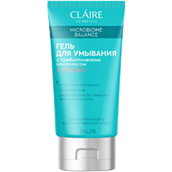Üz Yuma Geli Claire Microbiome Balance Normal Və Qarışıq Dəri 150 ml