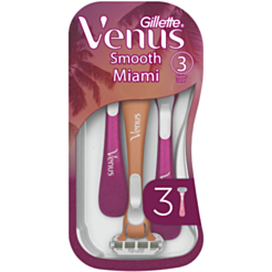 Qadın Üçün Birdəfəlik Ülgüc Gillette Venus Miami 3 ədəd