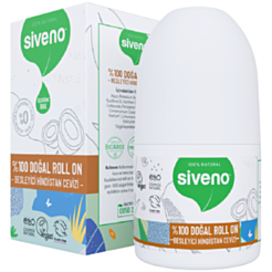 Roll On Dezodorant Qadınlar Üçün Siveno Kokos Yağı Təbii Tərkibli 50 ml