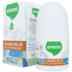 Roll On Dezodorant Qadınlar Üçün Siveno Kokos Yağı Təbii Tərkibli 50 ml