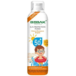 Uşaqlar Üçün Günəşdən Qoruyucu Köpük Bebak Spf 150 ml
