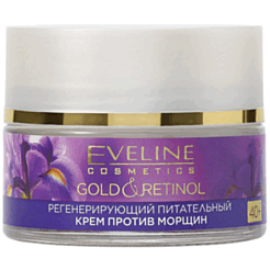 Üz Kremi Eveline Gold & Retinol Qırışlara Qarşı Və Regenerasiya 40+ 50 ml
