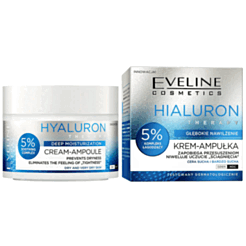 Üz Üçün Krem-Ampula Eveline Hialuron Therapy Dərin Nəmləndirici 50 ml