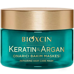 Saç Üçün Maska Bioxcin Keratin və Arqan Bərpaedici 225 ml