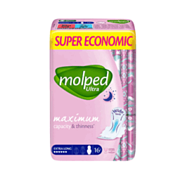 Qadın Bezləri Molped Anatomic Extra Long Super Eco 16 ədəd