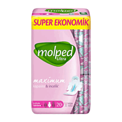 Qadın Bezləri Molped Anatomic Long Super Eco 20 ədəd