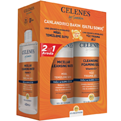 Dəst Celenes Seabuckthorn Üz Yuma Geli 250 ml + Miselyar Su 400 ml