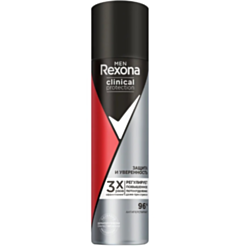 Sprey Dezodorant Kişilər Üçün Rexona Clinical 96H Qoruma Və Özgüvən 150 ml