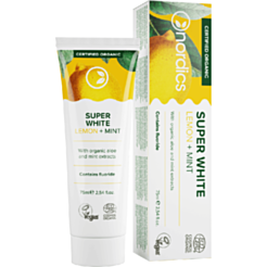Зубная паста Nordics Organic Super White Lemon and Mint 75 мл