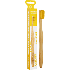Зубная щетка для взрослых Nordics Bamboo Yellow