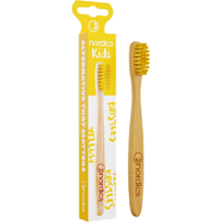 Детская зубная щетка Nordics Bamboo Yellow