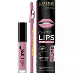 Dodaq Boyası Və Karandaş Eveline Oh My Lips 03