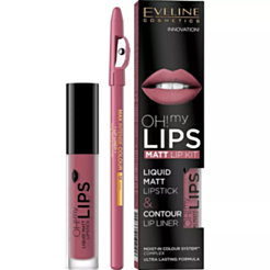 Dodaq Boyası Və Karandaş Eveline Oh My Lips 04