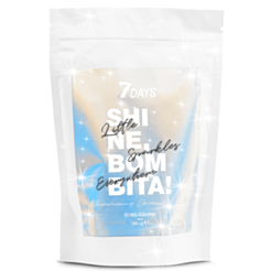 Скраб для тела 7 Days Shine Bombita кокосовый с шиммером 200 г