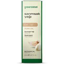 Təbii Yağ Greenlabel Sarımsaq 20 ml