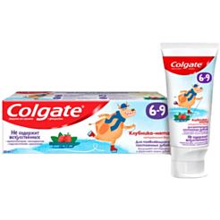 Детская зубная паста Colgate 6-9 лет Клубника и Мята 60 г