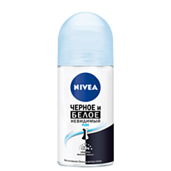 Roll On Dezodorant Qadın Üçün Nivea Pure Ağ Və Qara 50 ml