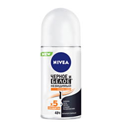 Шариковый дезодорант для женщин Nivea Extra Invisible White And Black 50 мл